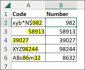 TEXTJOIN function combines numbers only from cell 