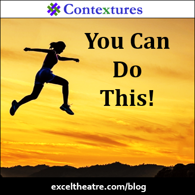 You can do this! http://exceltheatre.com/blog/