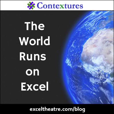 The World Runs on Excel http://exceltheatre.com/blog/