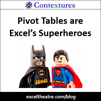 Pivot Tables are Excel’s Superheroes https://exceltheatre.com/blog/