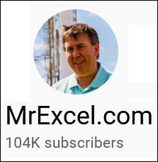 MrExcel YouTube Channel by Bill Jelen