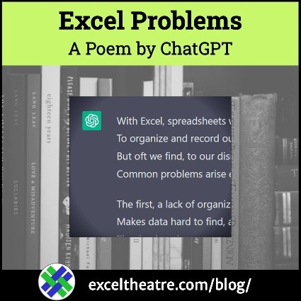 Microsoft Excel Problems Poem by ChatGPT